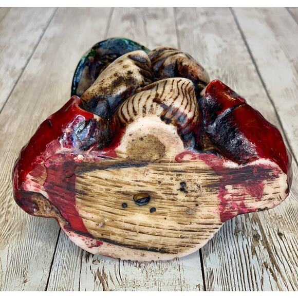 Vintage Wax Figurine Candle~Unlit~Bearded Wharf Fisherman/Sailor Smoking a Pipe - Picture 7 of 9